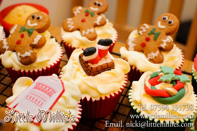 Christmas cupcakes