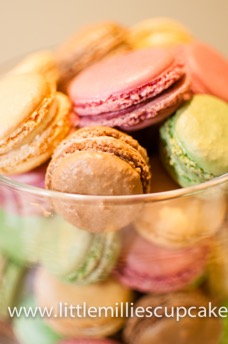 pots of macarons
