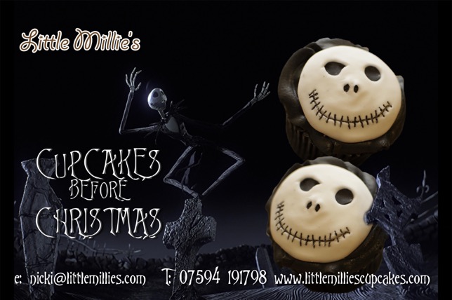 nightmare before chrismas cupcakes